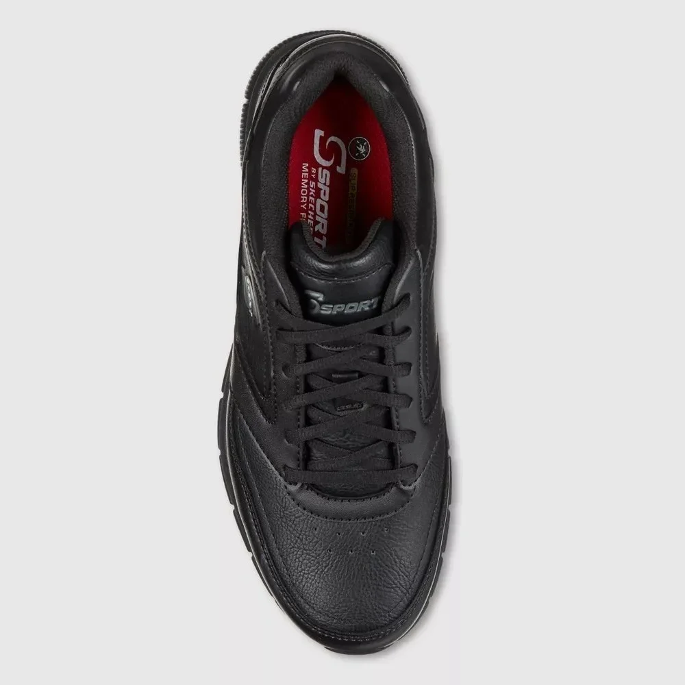 S Sport By Skechers Men's Brise Slip Resistant Sneakers - Black 10 New With Tags